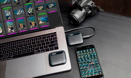 Este disco duro SSD Crucial X6 Portable de 1 TB sólo cuesta 86,99 euros a precio mínimo en las ofertas de primavera de Amazon
