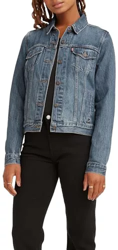 Levi's Original Trucker, Denim jacket para Mujer, Soft As Butter Dark, XL