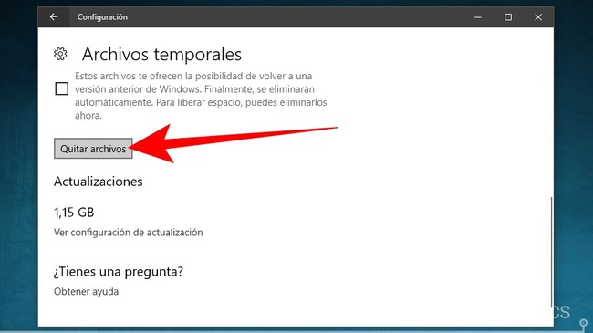 Cómo borrar los archivos temporales en Windows 10