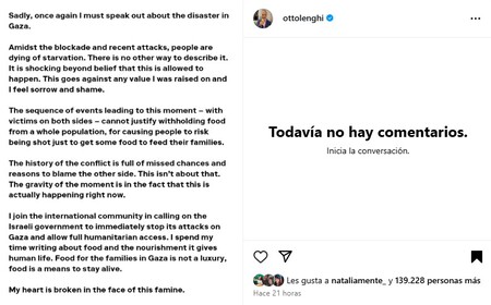 Comunicado Ottolenghi