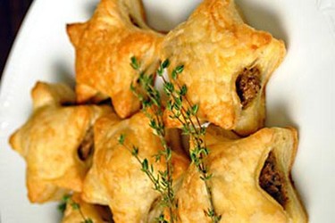 Aperitivo de Fin de Año: Estrellas de hojaldre rellanas de paté de champiñones