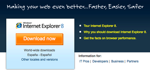 Internet Explorer 8