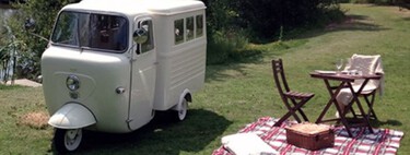 Una Lambretta de tres ruedas convertida en micro camper con alma de tuk tuk: la genialidad de un artesano que transformó chatarra oxidada en pura fantasía