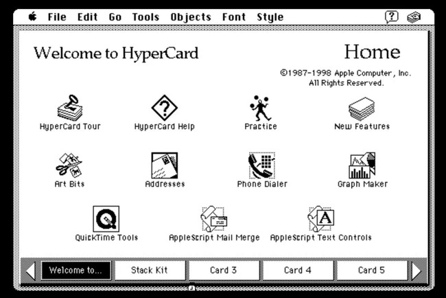 Bienvenidos a Hypercard!