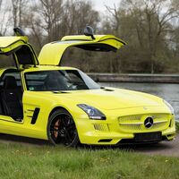 Mercedes SLS AMG Electric Drive: una de las nueve unidades fabricadas está a la venta por más de 30 millones de pesos