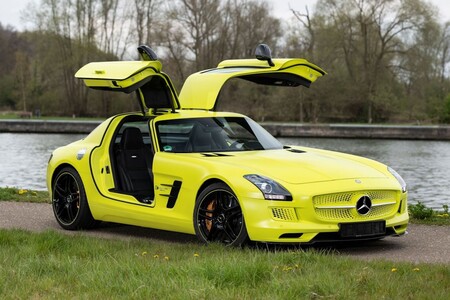 Mercedes SLS AMG Electric Drive: una de las nueve unidades fabricadas está a la venta por más de 30 millones de pesos