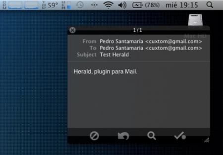 Herald, notificador para Mail.app