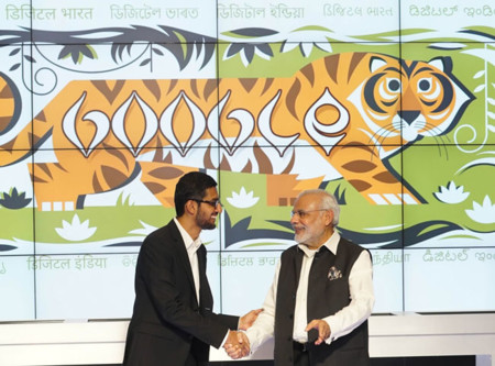 Google y Microsoft quieren llenar India de conectividad a Internet