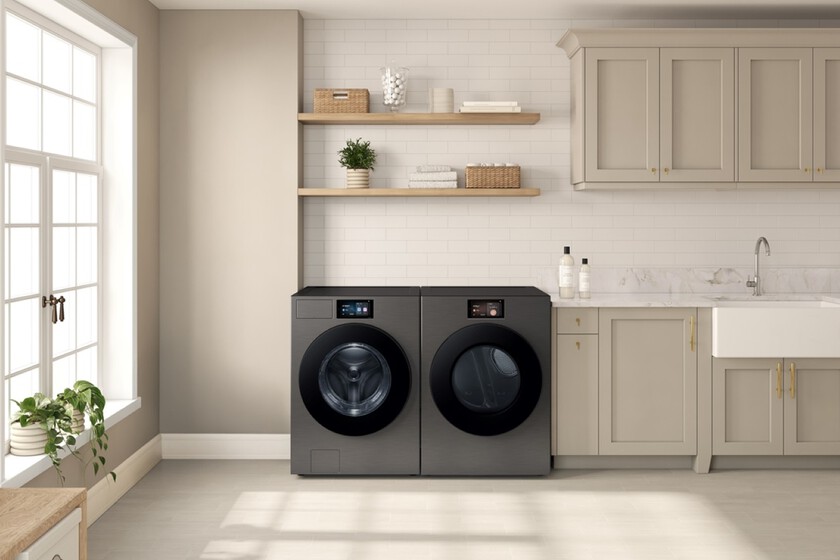 A 65 Bespoke Ai Washer And Bespoke Ai Dryer Pair