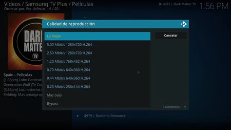 Kodi Resolucion