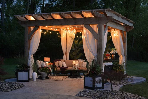 Vevor Pérgola Retráctil para Exteriores 3x4m