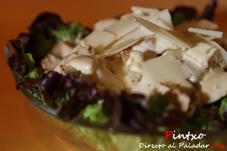 Receta de ensalada César