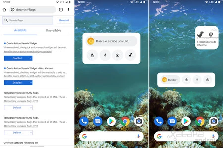 Chrome Canary ウィジェット