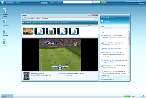 Live Mesh: Windows Live Desktop a fondo