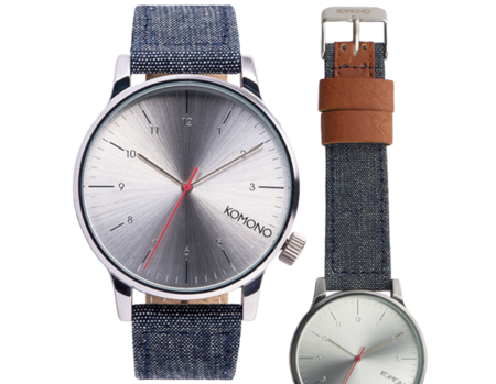 Komono Winston Chambray, el reloj de pulsera como complemento de moda