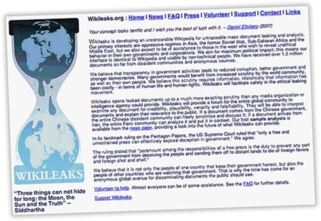 WikiLeaks reafirma el poder de Internet frente al establishment político, mediático y militar
