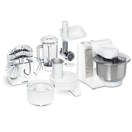 ¿Buscas un robot de cocina completo? el Bosch MUM4880 de 600 W con bol de acero inoxidable está por 86,63 euros en Amazon