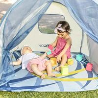 4 tiendas anti-uv en Amazon para ir de playa o piscina protegiendo del sol a tu bebé