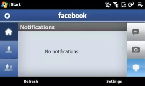 Facebook en Sony Ericsson XPERIA X1
