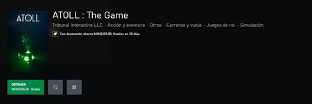 Atoll Juego Gratis Xbox Series 23 Enero