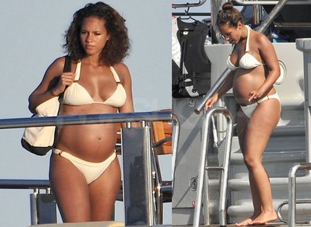 A Alicia Keys le sienta el embarazo a las mil maravillas