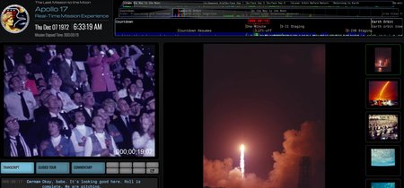 Revive la misión del Apollo 17 en tiempo real, justo cuando se cumple su 45º aniversario