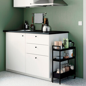 El carrito más bonito de Ikea ahora en versión estrecha perfecto para cocinas pequeñas o servir el aperitivo en el balcón