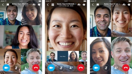 Skype permite ahora hasta 25 personas en sus videoconferencias de iOS