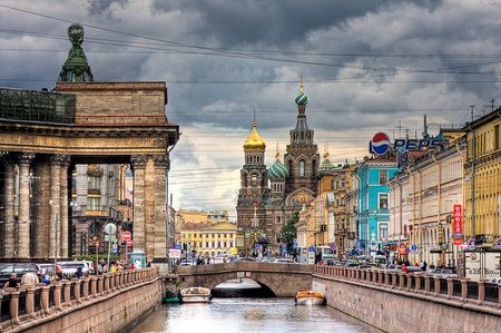 La Iglesia del Salvador sobre la Sangre Derramada, en San Petersburgo