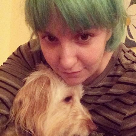 Lena Dunham se ha puesto verde... que te quiero verde