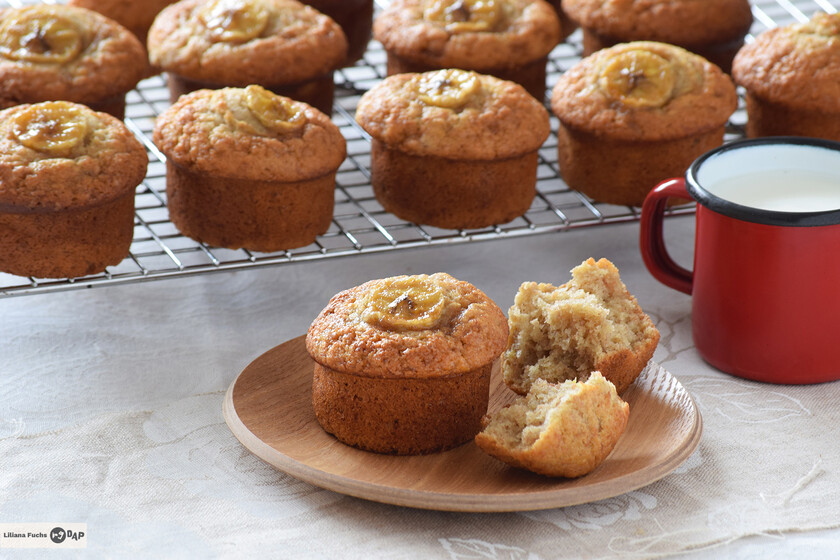 Muffins de plátano la mejor receta del clásico estadounidense para