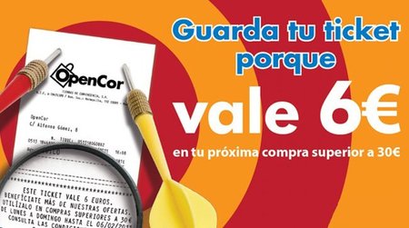 Consigue tickets descuento con tu compra en Opencor