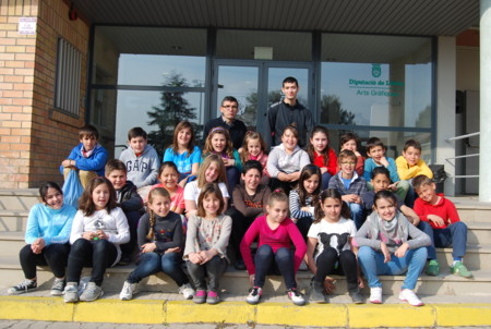 21 De Marc De 2014 Visita Dels Alumnes De Quart De Primaria De L Escola Practiques Ii De Lleida Grup 2