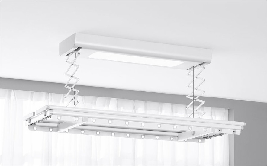 Este tendedero de Xiaomi se conecta al móvil y puede gestionarse por medio de órdenes de voz