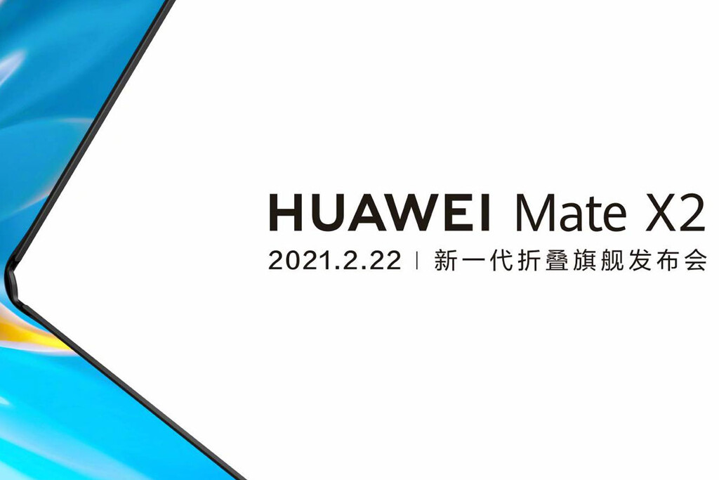 El Huawei Mate X2 ya tiene fecha de presentación: el primer plegable de 2021 llega el 22 de febrero
