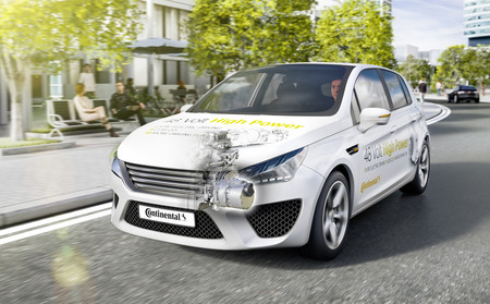 Continental ha desarrollado un sistema híbrido de 48 voltios que permite circular en modo 100 % eléctrico