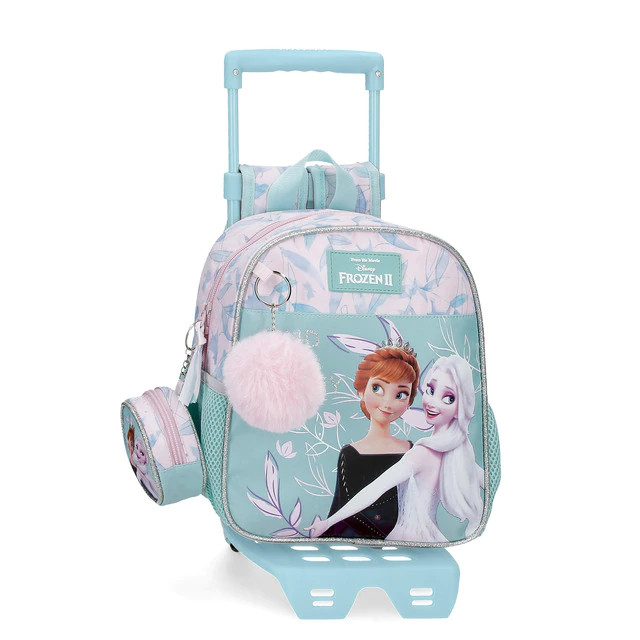 Mochila Disney Frozen Memories 25 cm con carro y porta chupete
