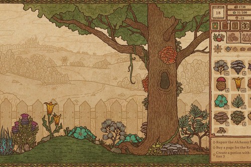 Este juego nos enseña lo que es ser un alquimista entre pociones experimentales y grabados medievales 