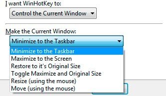 WinHotKey opciones para manejar ventanas