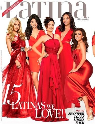 Cómo colocar quince celebrities latinas de la peor forma posible: la revista Latina lo sabe