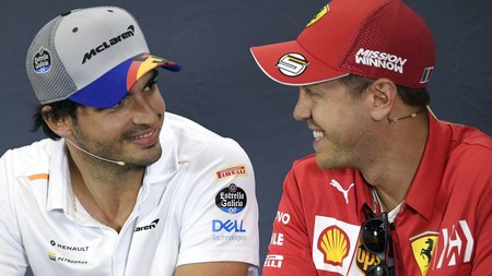 Crecen los rumores que sitúan a Carlos Sainz en Ferrari como sustituto de Sebastian Vettel, que iría a McLaren