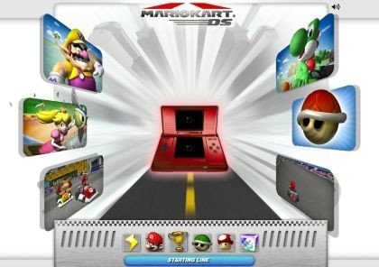 Mario Kart DS: web abierta
