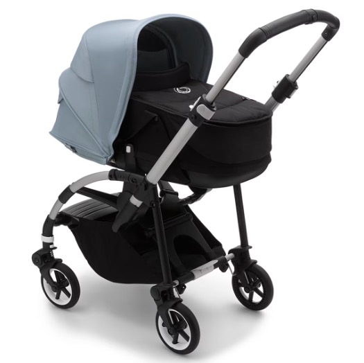 Bugaboo
Carro de bebé dúo Bugaboo Bee 6 aluminio/negro con Capazo negro y Capota azul vapor