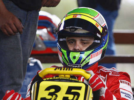 Massa vuelve a pilotar al volante de un Kart