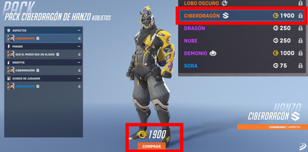 Overwatch 2 Hanzo Ciberdragon 2