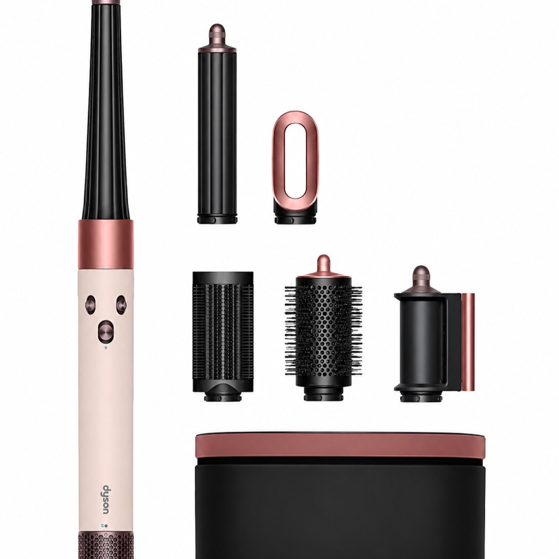 Moldeador - Dyson Airwrap i.d.™, Bluetooth®, Tecnología iónica, 3 Velocidades, Ceramic Pink/ Rose Gold
