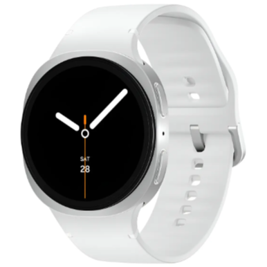 Samsung Galaxy Watch8 Smartwatch 40mm Lte, Galaxy Ai Caixa Prata Pulseira Prata Bisel Prata
