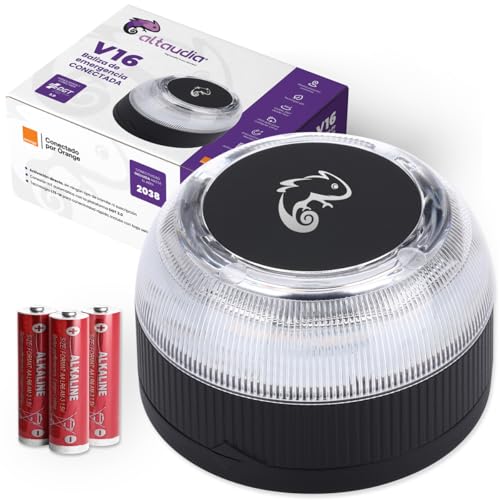 Altaudia Luz de Emergencia v16 Geolocalizada y conectada DGT 3.0 