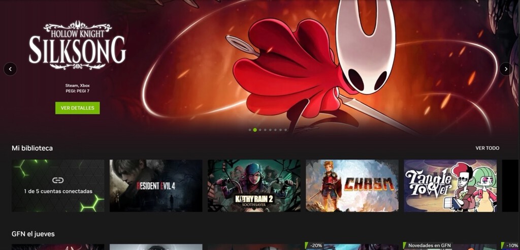 Llevo más de 10 años jugando en streaming, y GeForce Now acaba de conseguir algo que creía imposible. Su apuesta por las RTX 5080 ha hecho que la nube ya no parezca la nube