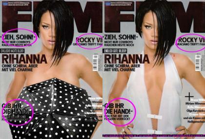 El destape trucado de Rihanna